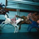 Horses and Riders 1988 Papier-mâché 24 Horses 60 - 240 cm